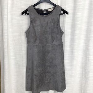Altar’d State Gray Suede Dress, Size S